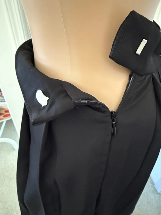 JUXLABEL Wide-Leg High-Waist Black Palazzo Pants - Picture 2 of 10